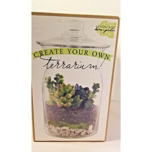 Syndicate Home & Garden Create Your Own Terrarium Kit 100-00-00 New!!!